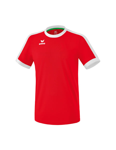 Retro Star Trikot Erwachsene; Kinder rot/weiß
