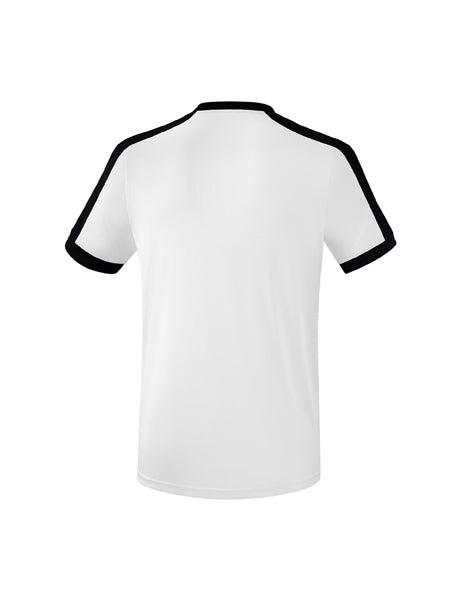 Retro Star Trikot Erwachsene; Kinder weiß/schwarz