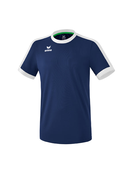 Retro Star Trikot Erwachsene; Kinder new navy/weiß
