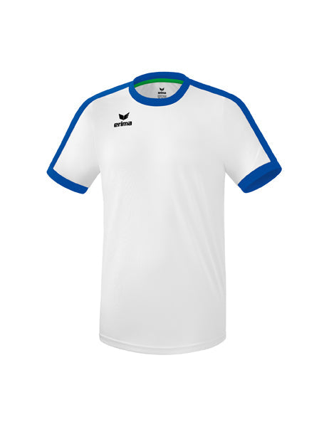 Retro Star Trikot Erwachsene; Kinder weiß/new royal
