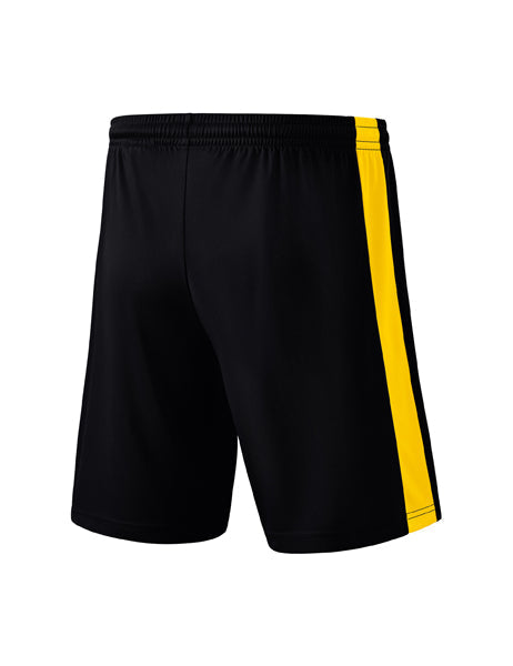 Retro Star Shorts Erwachsene; Kinder schwarz/gelb
