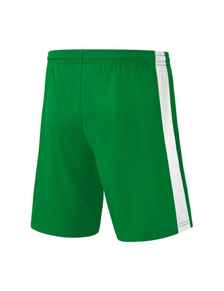 Retro Star Shorts Erwachsene; Kinder smaragd/weiß
