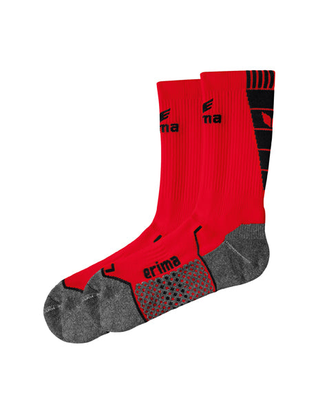 Trainingssocken rot/schwarz