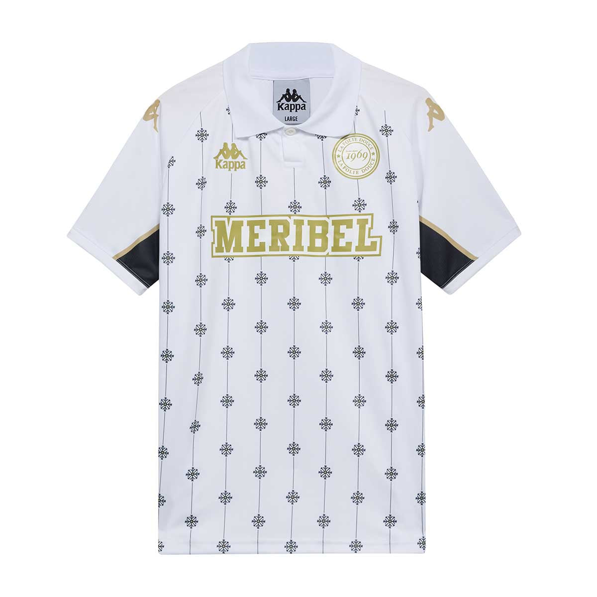 Maillot Claro Flocon Folie Douce Meribel 2025 Weiß Unisex - Bild 2