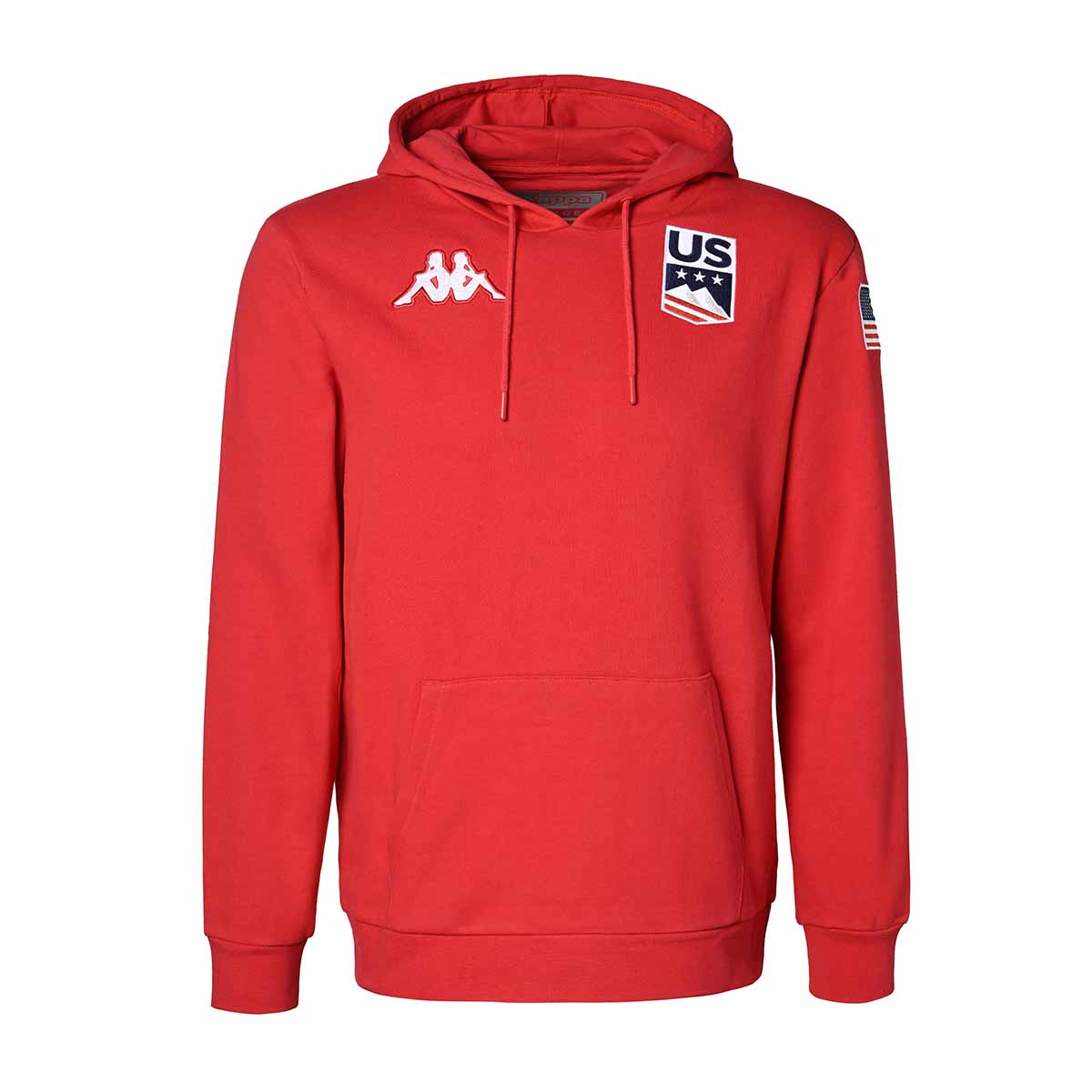 Hoodie US Ski Team Herren Rot - Bild 1