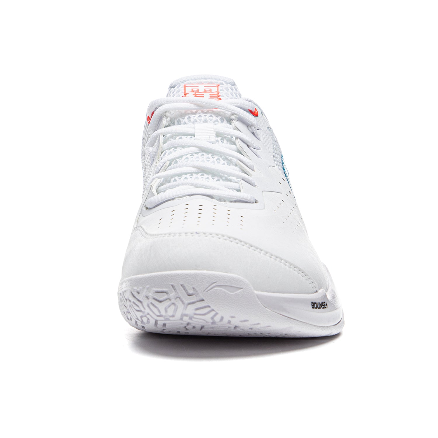 Unisex Badmintonschuh Donner 2 - weiß/rot - AYZU015-2