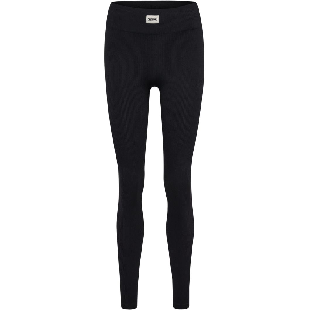 hmlPULSE Seamless Rib Mid Waist Tights Damen