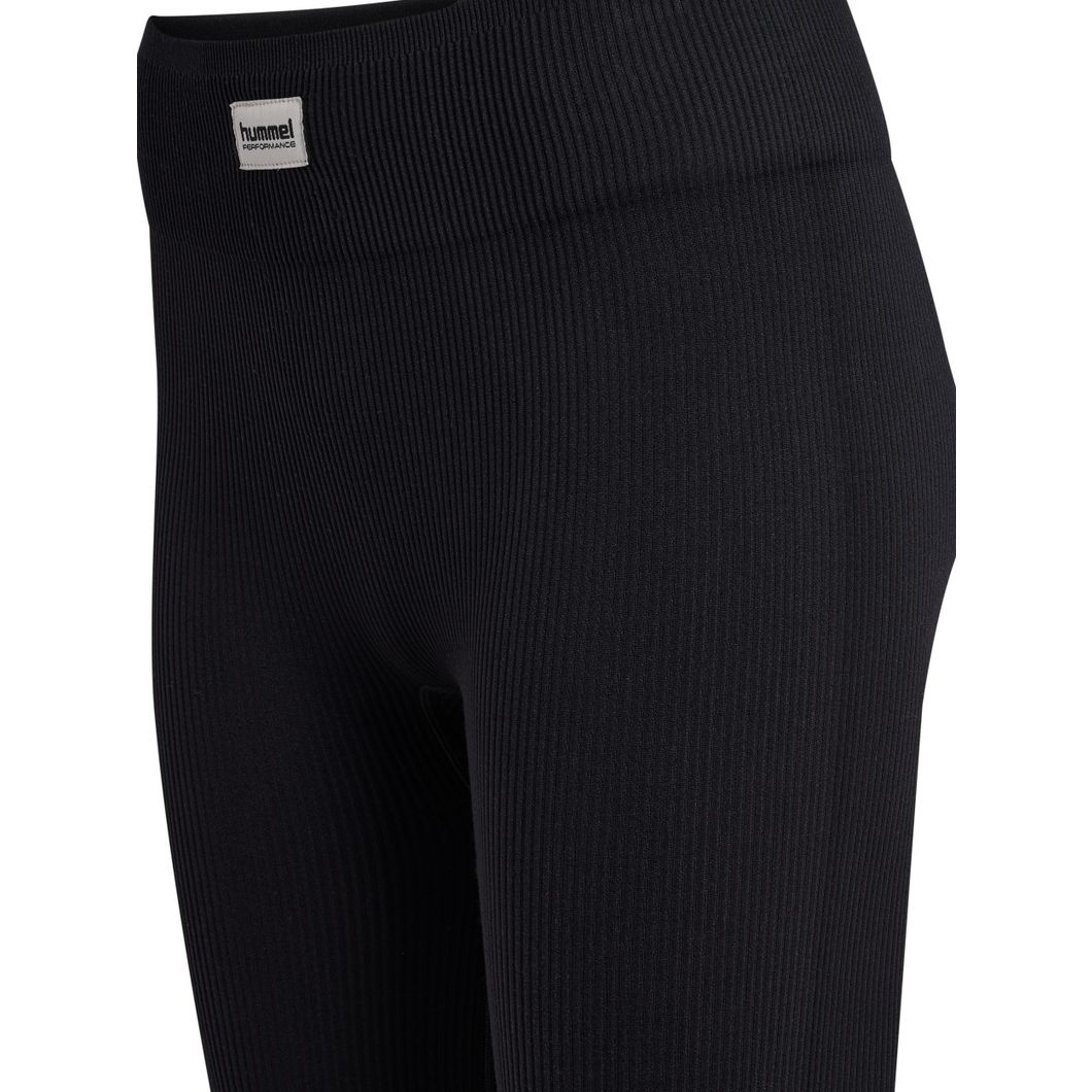 hmlPULSE Seamless Rib Mid Waist Tights Damen