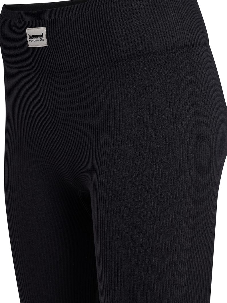 hmlPULSE Seamless Rib Mid Waist Tights Damen