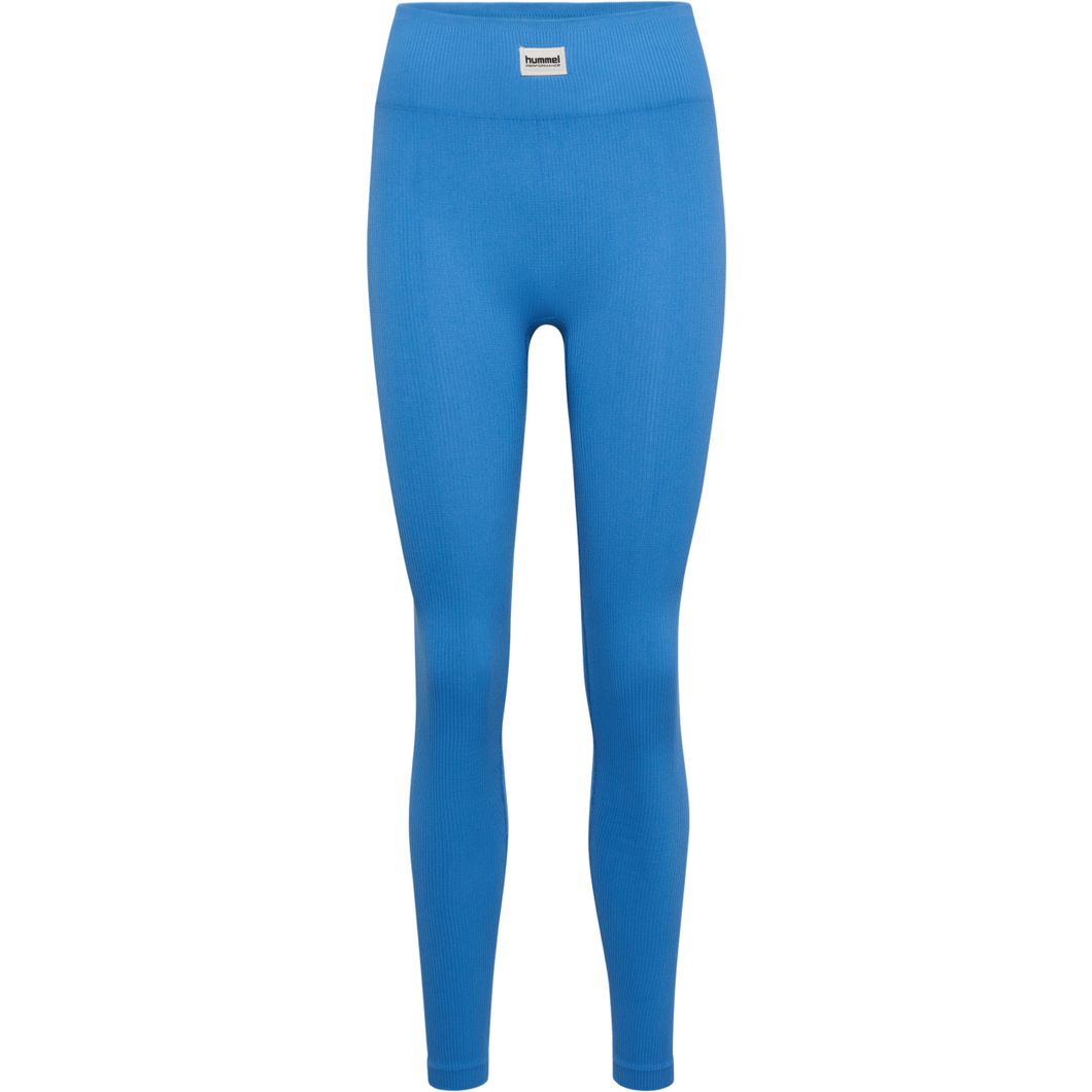 hmlPULSE Seamless Rib Mid Waist Tights Damen