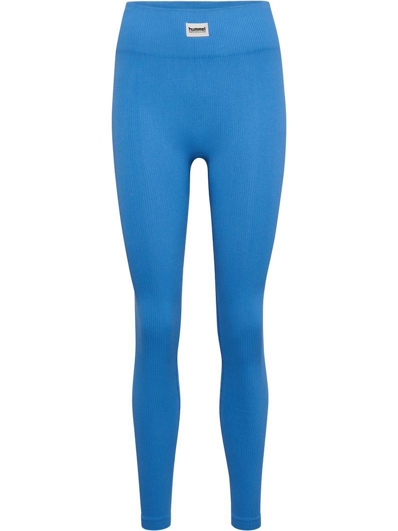 hmlPULSE Seamless Rib Mid Waist Tights Damen