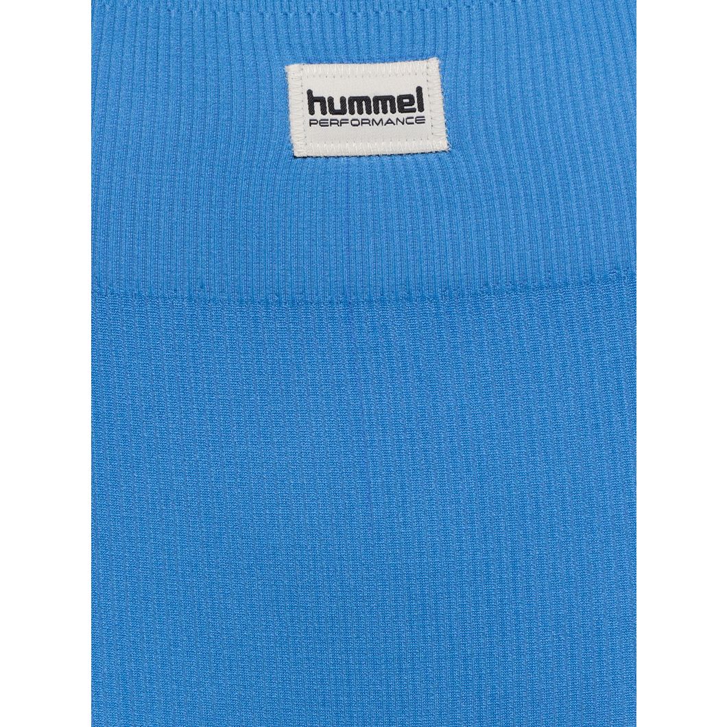 hmlPULSE Seamless Rib Mid Waist Tights Damen