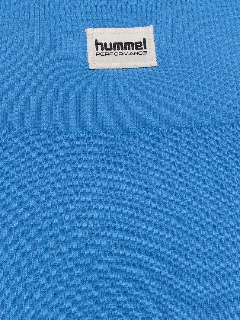 hmlPULSE Seamless Rib Mid Waist Tights Damen