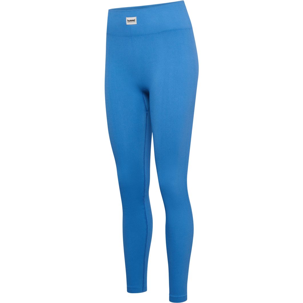hmlPULSE Seamless Rib Mid Waist Tights Damen