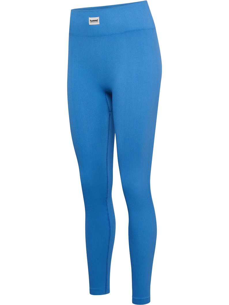 hmlPULSE Seamless Rib Mid Waist Tights Damen
