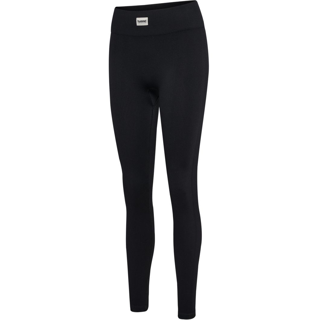 hmlPULSE Seamless Rib Mid Waist Tights Damen