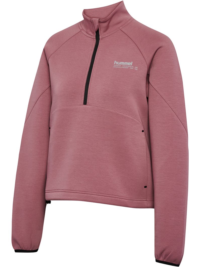 TECH FLEECE Boxy Half Zip Sweatshirtjacke Damen