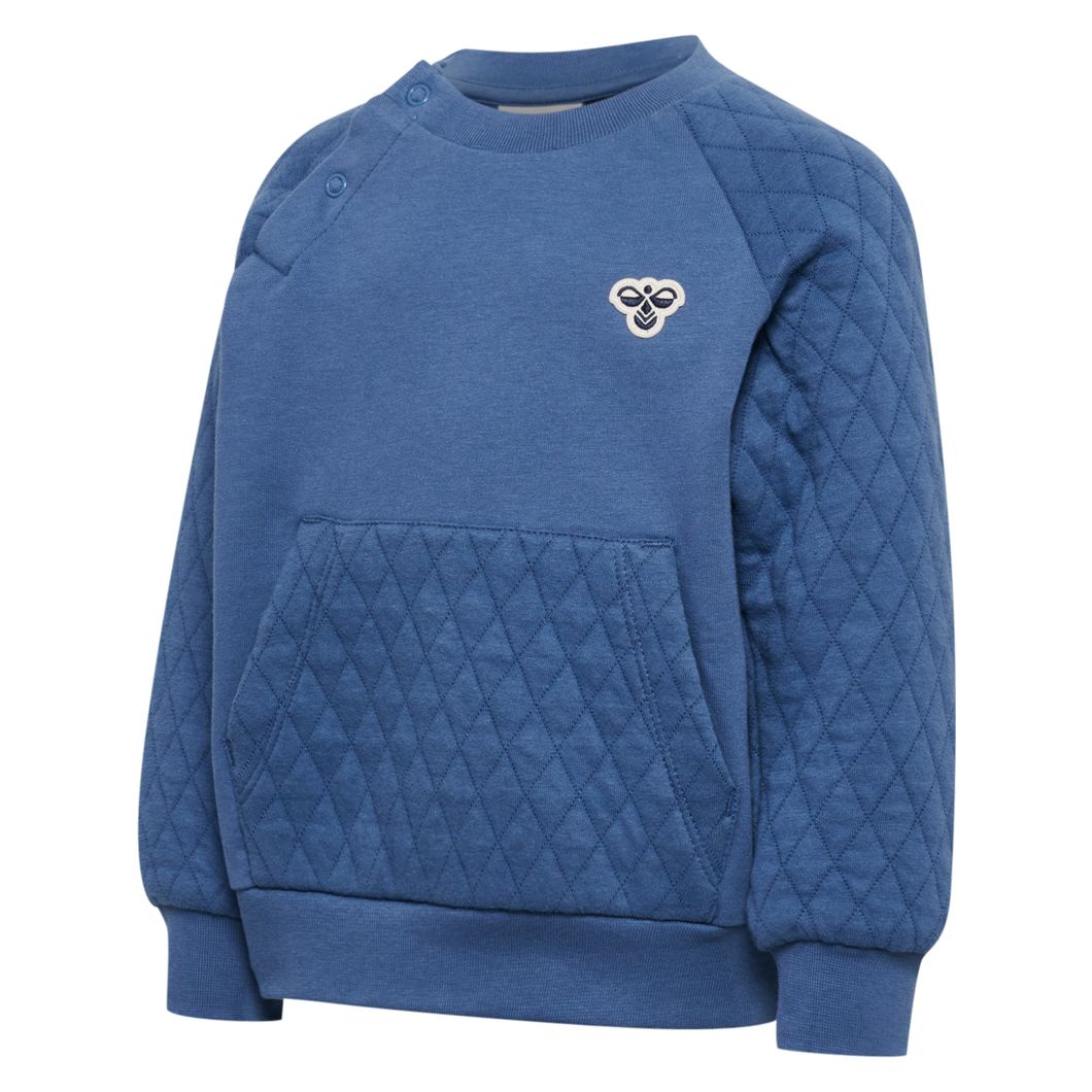 hmlMINI Loose Quilt Pocket Sweatshirt Kids