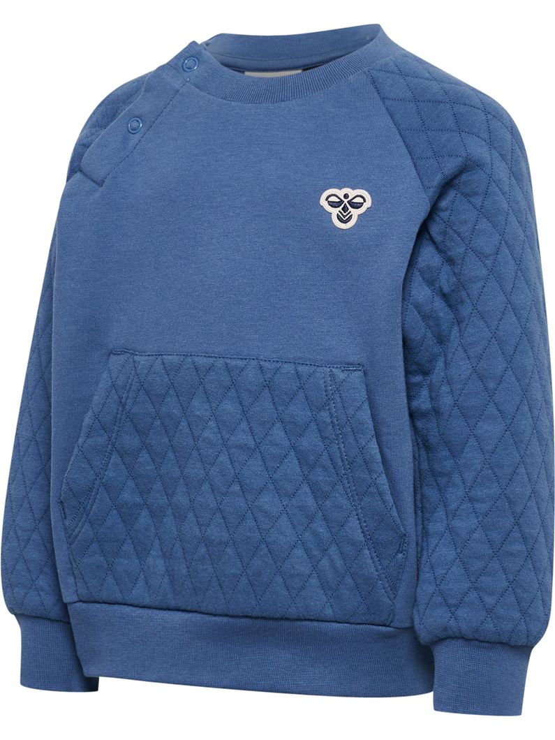 hmlMINI Loose Quilt Pocket Sweatshirt Kids