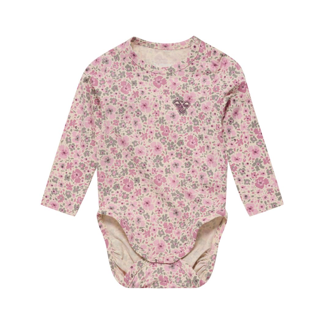 MINI FLOWER AOP Body Langarm Kids
