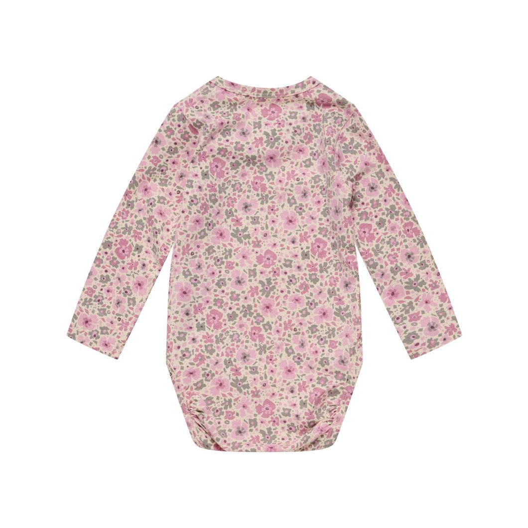 MINI FLOWER AOP Body Langarm Kids