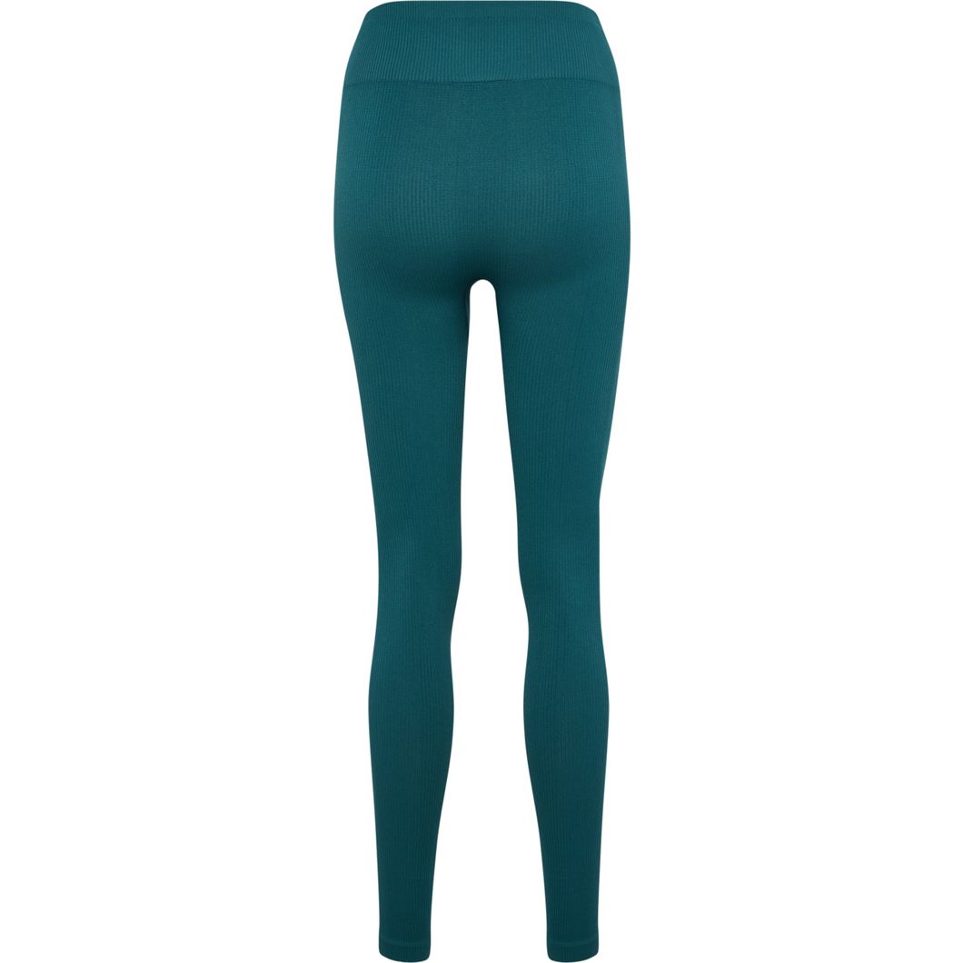 hmlPULSE Seamless Rib Mid Waist Tights Damen
