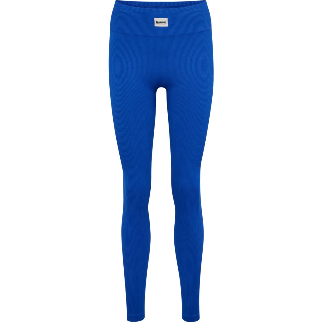 hmlPULSE Seamless Rib Mid Waist Tights Damen