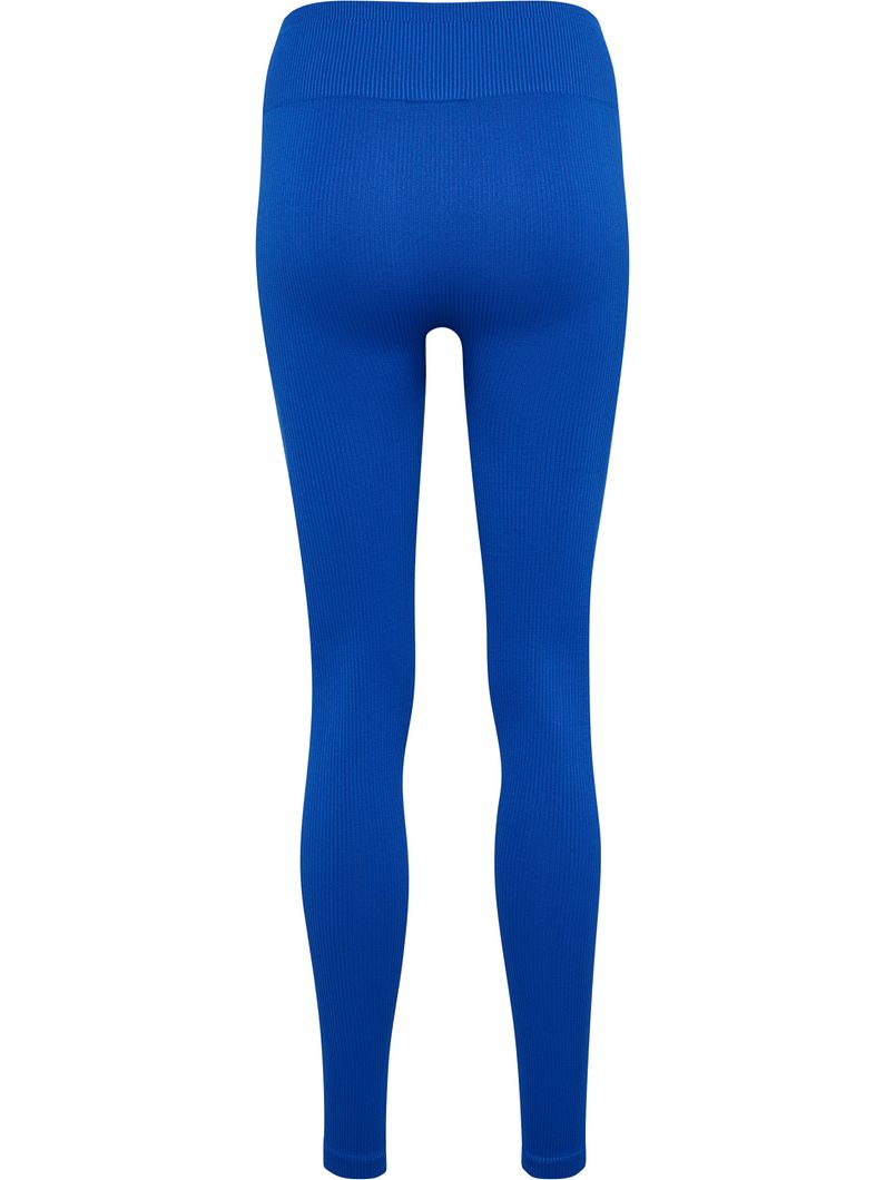 hmlPULSE Seamless Rib Mid Waist Tights Damen