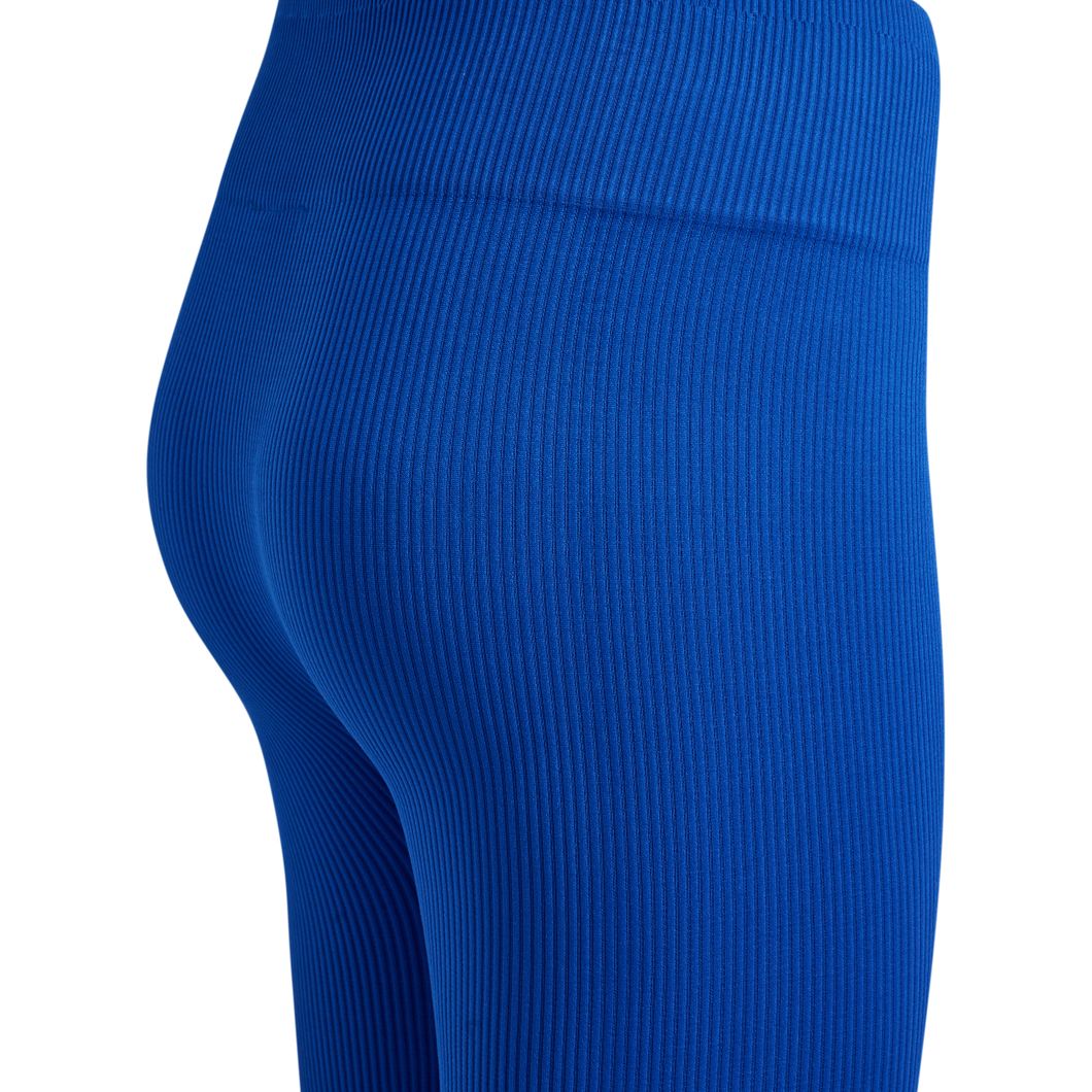 hmlPULSE Seamless Rib Mid Waist Tights Damen