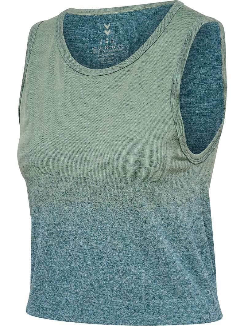 Yoga Seamless Gradient Crop Top Damen