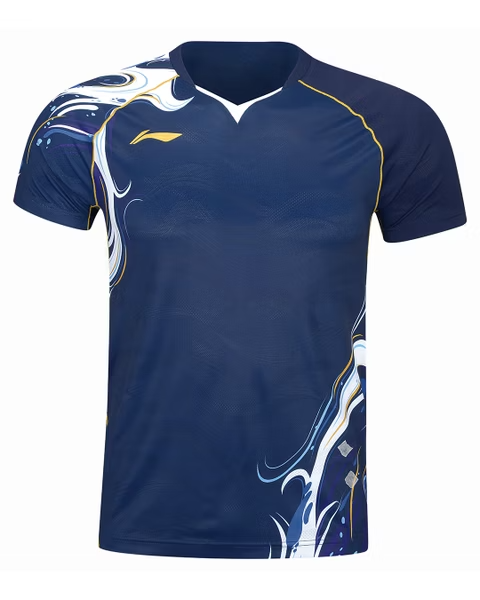 Herren Sportshirt "China Youth Team" Koi - blau - AAYU229-4