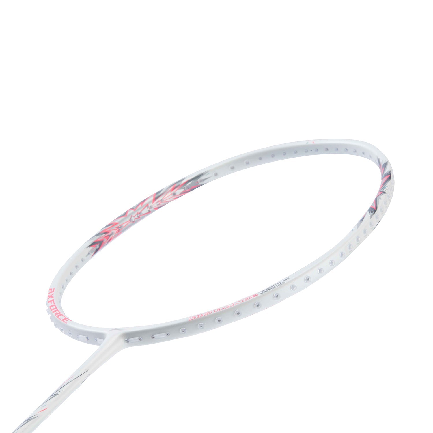 Badmintonschläger AXFORCE BIGBANG (5U) weiß/pink - unbespannt - AYPU051-5