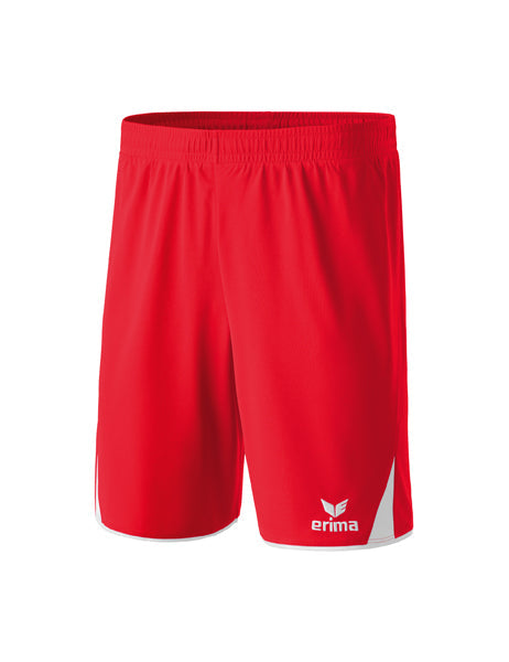 CLASSIC 5-C Shorts Erwachsene; Kinder rot/weiß