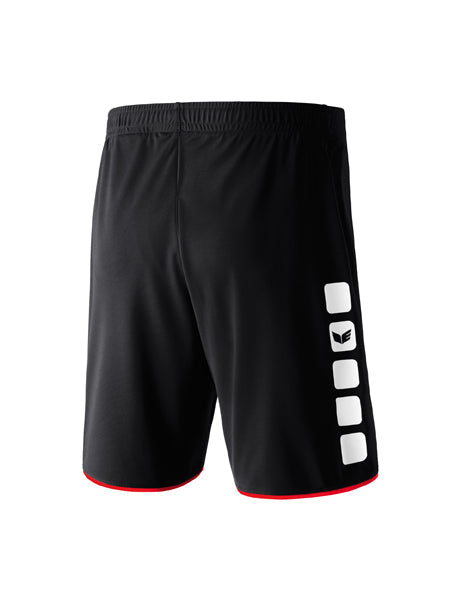 CLASSIC 5-C Shorts Erwachsene; Kinder schwarz/rot