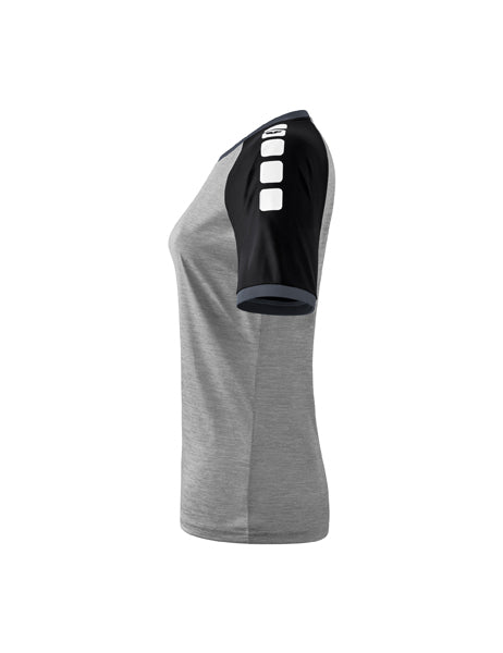 Zenari 3.0 Trikot Damen Damen grau melange/schwarz/dunkelgrau