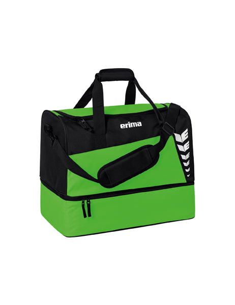 SIX WINGS Sporttasche mit Bodenfach green/schwarz