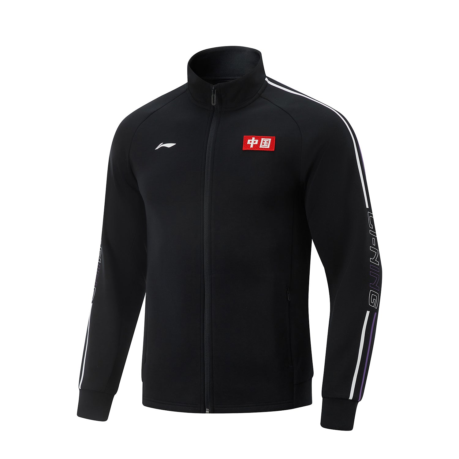Herren China Logo Power Trainingsjacke 2025 schwarz - AWDV275-1