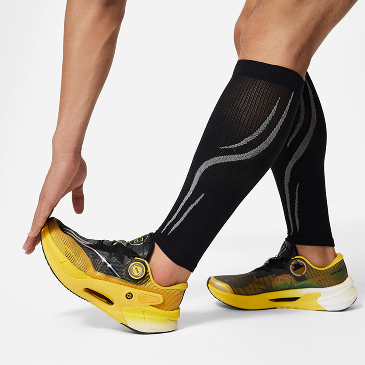 Herren Wettkampf Laufschuh Furios Rider 7 Pro V2 - schwarz-zitronengelb - ARZU001-15