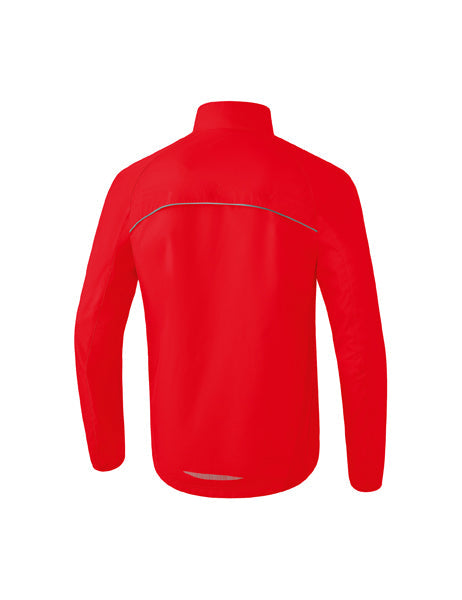 Laufjacke Erwachsene; Kinder rot/schwarz