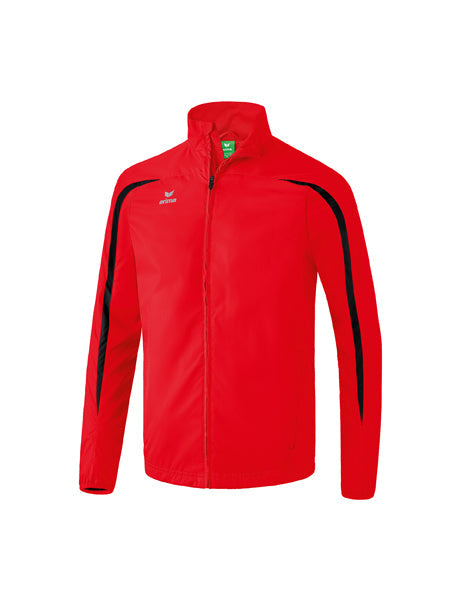 Laufjacke Erwachsene; Kinder rot/schwarz