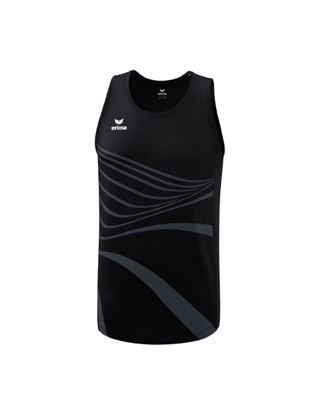 RACING Singlet Erwachsene; Kinder schwarz
