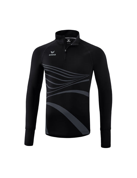 RACING Longsleeve Erwachsene; Kinder schwarz