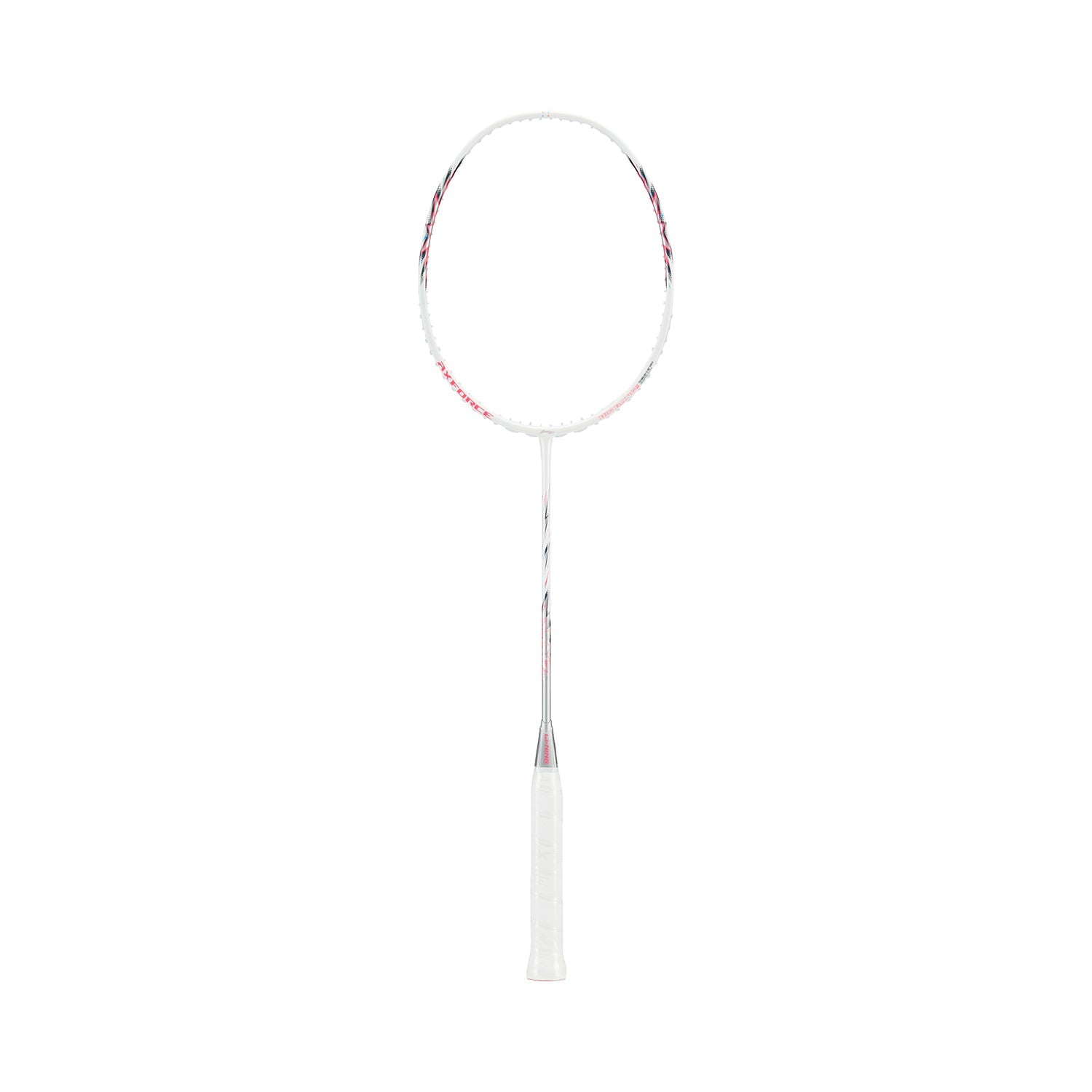 Badmintonschläger AXFORCE BIGBANG (5U) weiß/pink - unbespannt - AYPU051-5