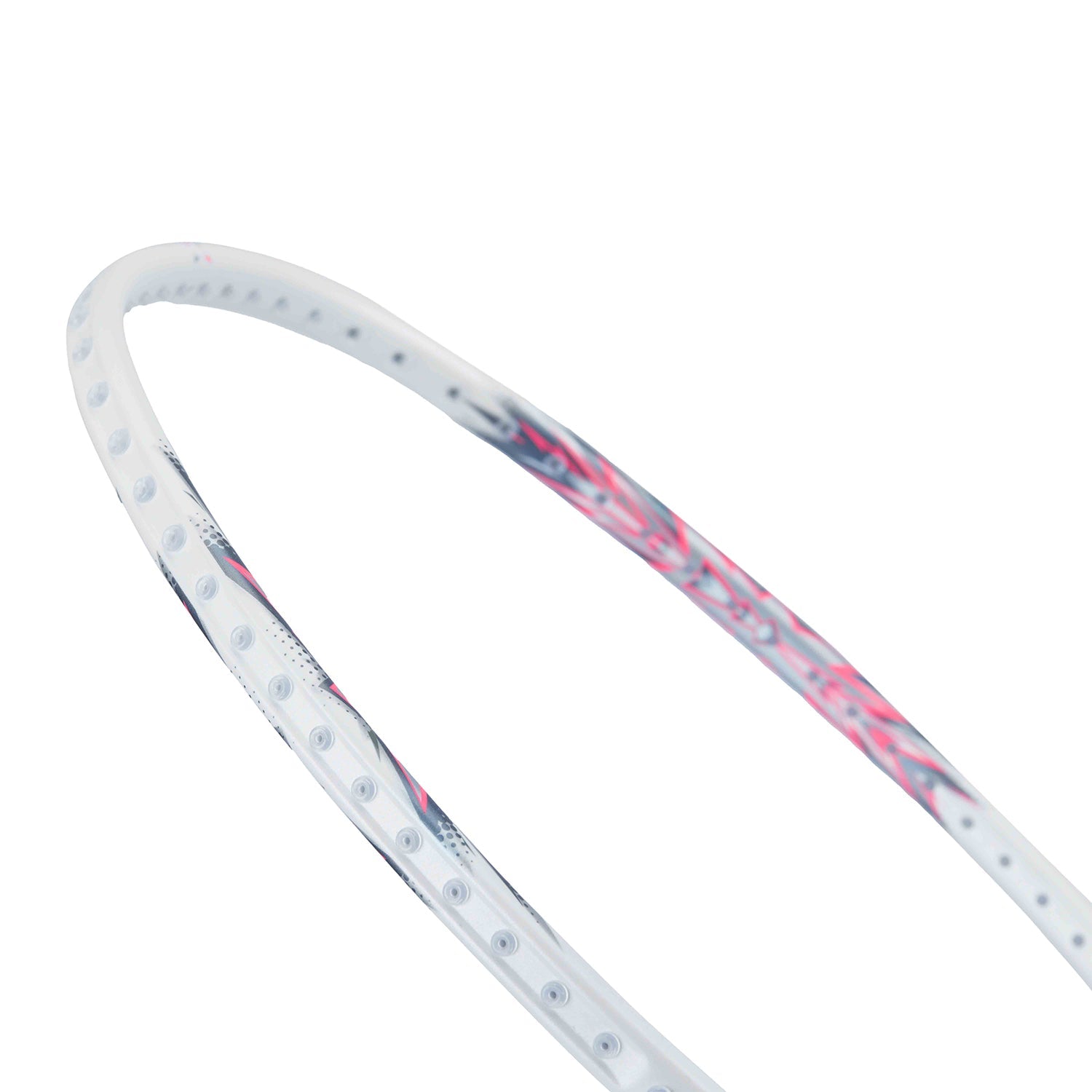 Badmintonschläger AXFORCE BIGBANG (4U) weiß/pink - unbespannt - AYPU051-4