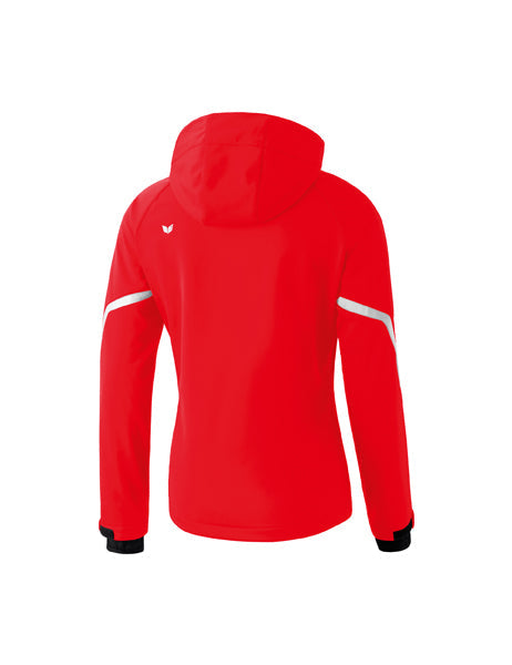 Softshelljacke Function Damen rot/weiß
