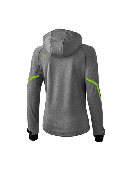 Softshelljacke Function Damen grau melange/green gecko