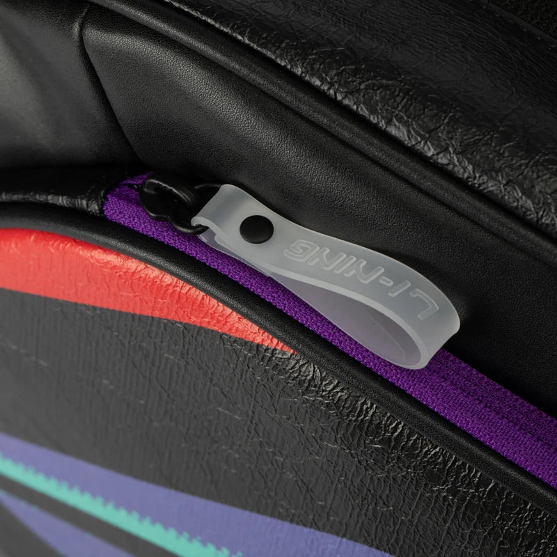 Badminton Square Bag "Int. Teams Hexagon" schwarz - ABJU013-1