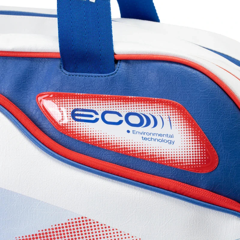 Badminton Square Bag "Int. Teams Hexagon" weiß - ABJU013-4