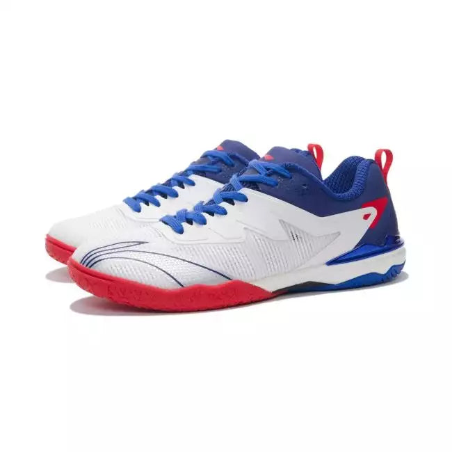 Professional Herren Tischtennis Schuh Kylin 2.0 - weiß/blau - APPR001-2