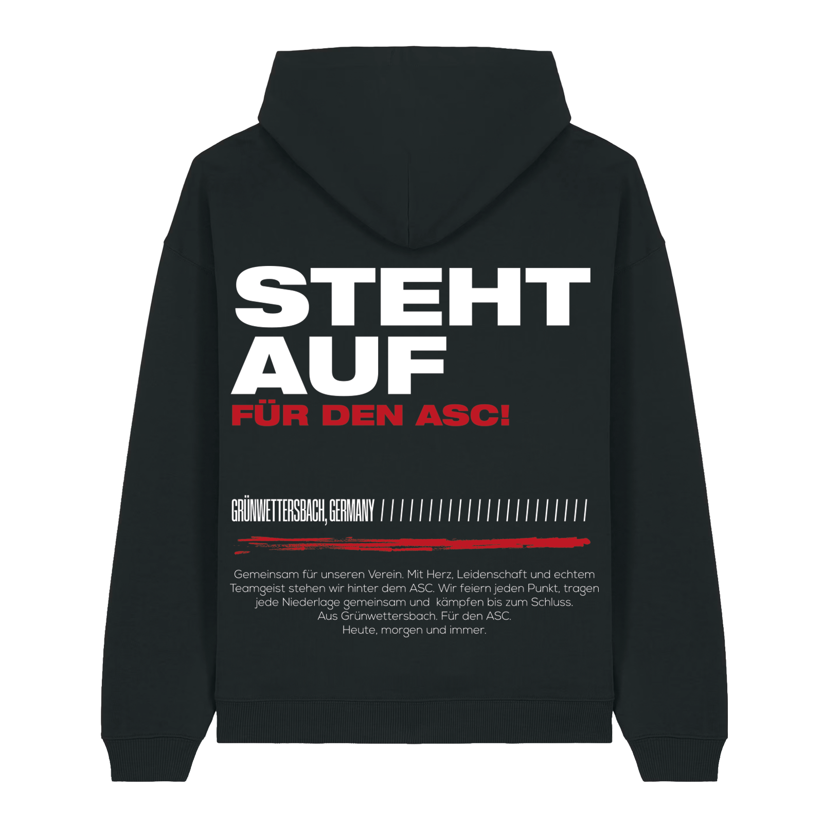 ASC Grünwettersbach Hoodie Oversized "Steht auf"